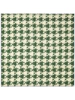 Burberry foulard en soie à motif pied-de-poule - Vert - thumbnail