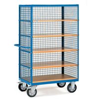 Fetra Hauptartikel 3392 Kastwagen Staal Poedercoating Laadvermogen (max.): 750 kg Stralend blauw (RAL 5007) - thumbnail