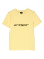 Givenchy Kids t-shirt à logo 4G imprimé - Jaune