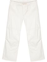 MM6 Maison Margiela pantalon court à broderies - Blanc