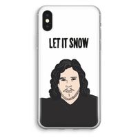 Let It Snow: iPhone XS Transparant Hoesje - thumbnail