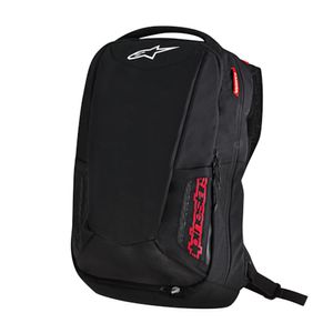 ALPINESTARS City Hunter, Motor Rugzak, Zwart-Rood