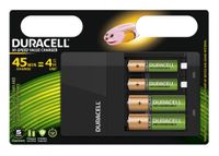 Duracell Batterijlader - High Speed Value + 2x AA / 2x AAA Batterijen