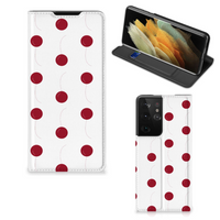 Samsung Galaxy S21 Ultra Flip Style Cover Cherries