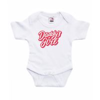 Cadeau voor aanstaande vader romper Daddys girl wit voor babys 92 (18-24 maanden)  -