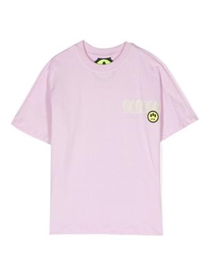 Barrow kids T-shirt met teddybeerprint - Roze
