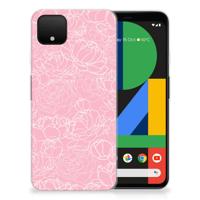 Google Pixel 4 XL TPU Case White Flowers