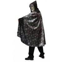 Spinnenweb verkleed cape voor volwassenen - carnaval/halloween