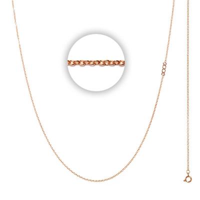iXXXi Ketting met Logo 1 mm Rosé 80 cm