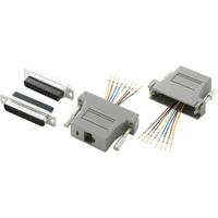 TRU COMPONENTS D-sub adapter D-sub stekker 25-polig - RJ45-bus 1 stuk(s) - thumbnail