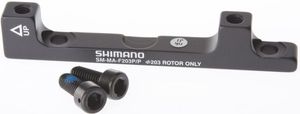 Shimano Schijfremadapter van PM remklauw naar PM vork / frame