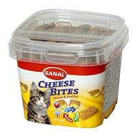 Sanal cat cheese bites cup 75 gr