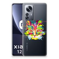 Xiaomi 12 Pro Telefoonhoesje met Naam Cat Color