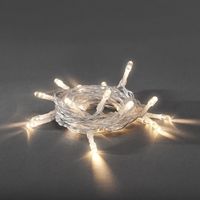 Konstsmide 1407-103 Micro-lichtketting Binnen werkt op batterijen Aantal lampen 10 LED Warmwit - thumbnail