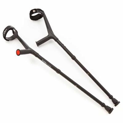 Opvouwbare elleboogkrukken | Kies uw kleur : Zwart