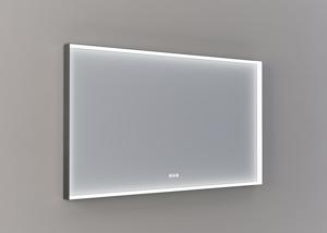 Thebalux M20 spiegel 140x80cm met verlichting en verwarming ijzer verouderd