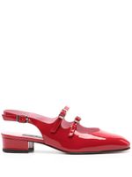 Carel Paris escarpins Peche en cuir verni - Rouge - thumbnail