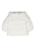 Moncler Enfant doudoune à logo brodé - Blanc - thumbnail