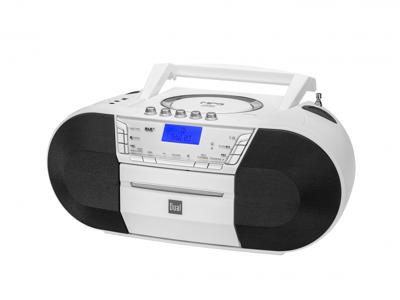 Dual DAB-P 200 draagbare stereo-installatie Analoog & digitaal 3 W Zwart, Wit
