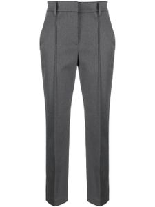 Brunello Cucinelli pantalon court à design plissé - Gris