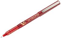 Pilot V7 Hi Tecpoint rollerball pen Vloeibare inkt Pack van 12 rood