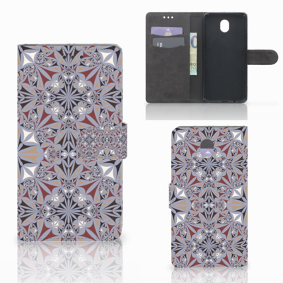 Samsung Galaxy J7 2017 | J7 Pro Bookcase Flower Tiles