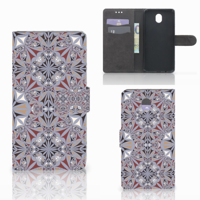 Samsung Galaxy J7 2017 | J7 Pro Bookcase Flower Tiles