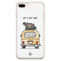 iPhone 8 Plus/7 Plus siliconen hoesje - Let's get lost - thumbnail