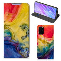 Bookcase Samsung Galaxy S20 Plus Watercolor Dark - thumbnail