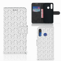 Huawei P30 Lite (2020) Telefoon Hoesje Stripes Dots - thumbnail