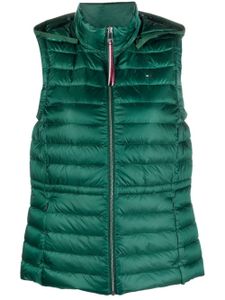 Tommy Hilfiger gilet matelassé à fermeture zippée - Vert