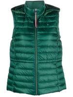 Tommy Hilfiger gilet matelassé à fermeture zippée - Vert - thumbnail