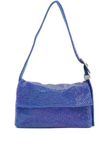 Benedetta Bruzziches sac porté épaule Vitty à ornements strassés - Bleu