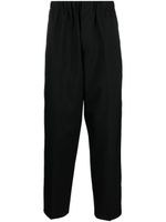 Jil Sander high-waist virgin wool tapered trousers - Noir - thumbnail