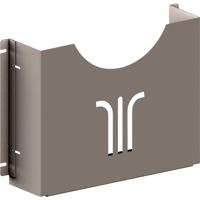 Elmeko ST-A4-U Schakelschema houder Plaatstaal Lichtgrijs (l x b x h) 87 x 330 x 257 mm 1 stuk(s)