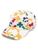 CHANEL Pre-Owned casquette à motif Lucky Clover (années 2000) - Blanc