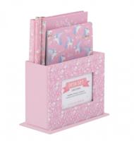 A Little Lovely Company schrijfset Eenhoorn junior papier roze 5 delig