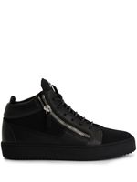 Giuseppe Zanotti baskets Kriss à empiècements - Noir