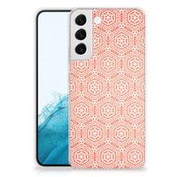 Samsung Galaxy S22 Plus TPU bumper Pattern Orange - thumbnail