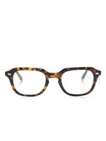 Moscot lunettes de vue rectangulaires Gatkes - Marron - thumbnail