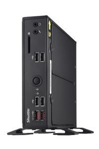 Shuttle XPC slim Barebone DS20U3V2, i3-10110U, 2x LAN (1xGbit, 1x 2.5Gbit), 1xCOM, 1xHDMI, 1xDP, ventilatorloos , 24/7 permanent gebruik