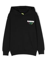 Barrow kids hoodie en coton à logo imprimé - Noir