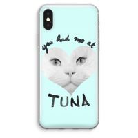 You had me at tuna: iPhone XS Max Transparant Hoesje - thumbnail