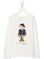 Ralph Lauren Kids t-shirt Polo Bear à manches longues - Blanc - thumbnail