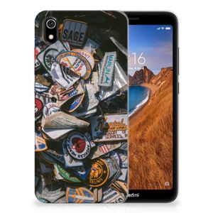 Xiaomi Redmi 7A Siliconen Hoesje met foto Badges