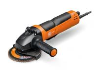 FEIN CG 15-125 BLP Inox borstelloze compacte haakse slijper Ø 125 mm I 1500 W I met variabel toerental onbelast 2800-7000 m/min Ivoor de roestvrijstaalbewerking. Gewicht volgens EPTA 2,40 kg