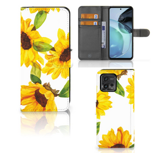 Hoesje voor Motorola Moto G72 Zonnebloemen