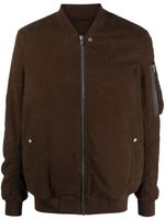 Rick Owens veste bomber en coton - Marron