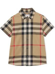 Burberry Kids chemise à motif Vintage Check - Tons neutres