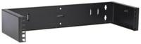 2U Wall Mount Bracket - 180mm diep - Zwart